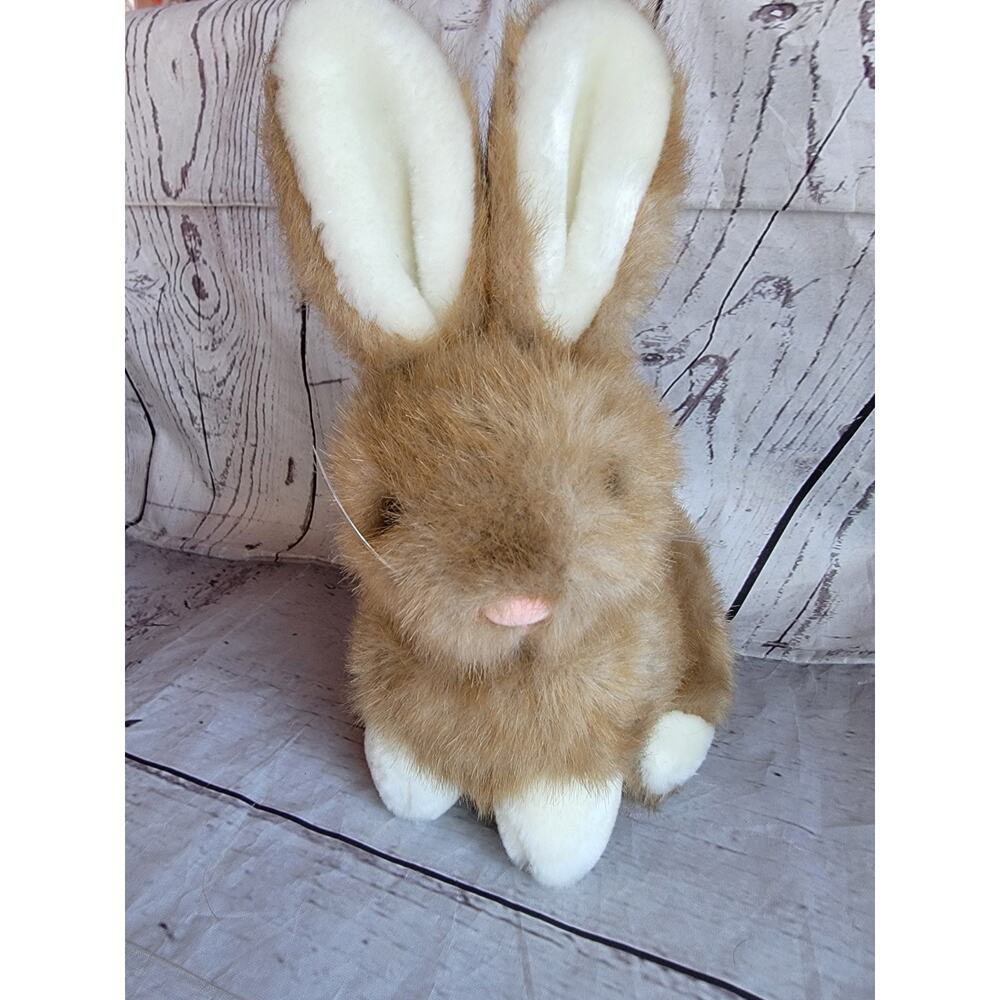 Vintage America Wego Brown Bunny Rabbit Stuffed Animal Easter Plush